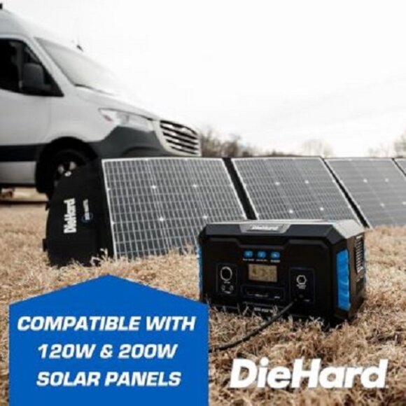 DieHard Portable Power Station 500-Watt (1000-Watt Peak) 519.48Wh - Quiet Solar - Picture 3 of 7